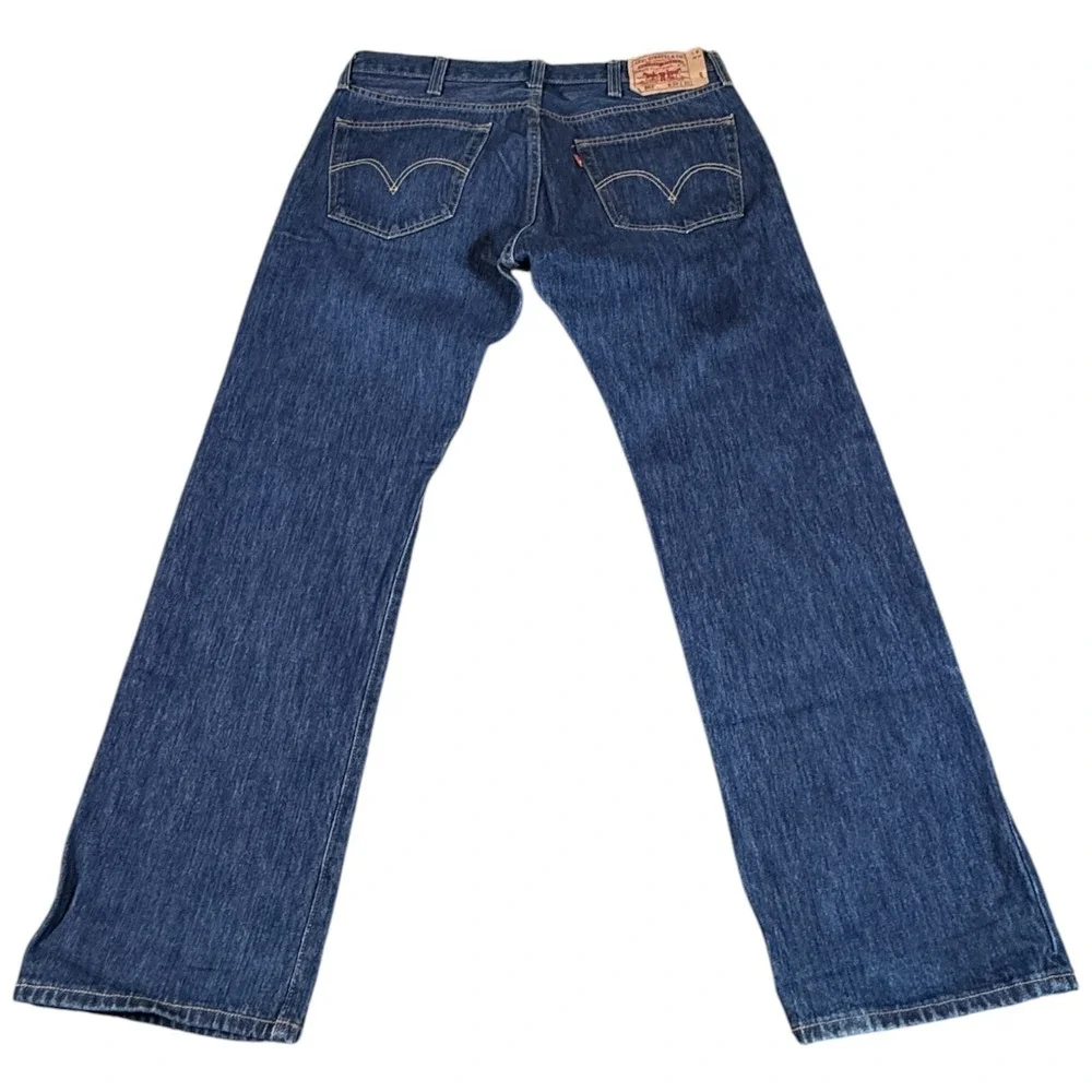 Levi's 501‎ Straight Fit Jeans Mens 38x32 (38x30.5) Blue Medium Wash Casual Wear